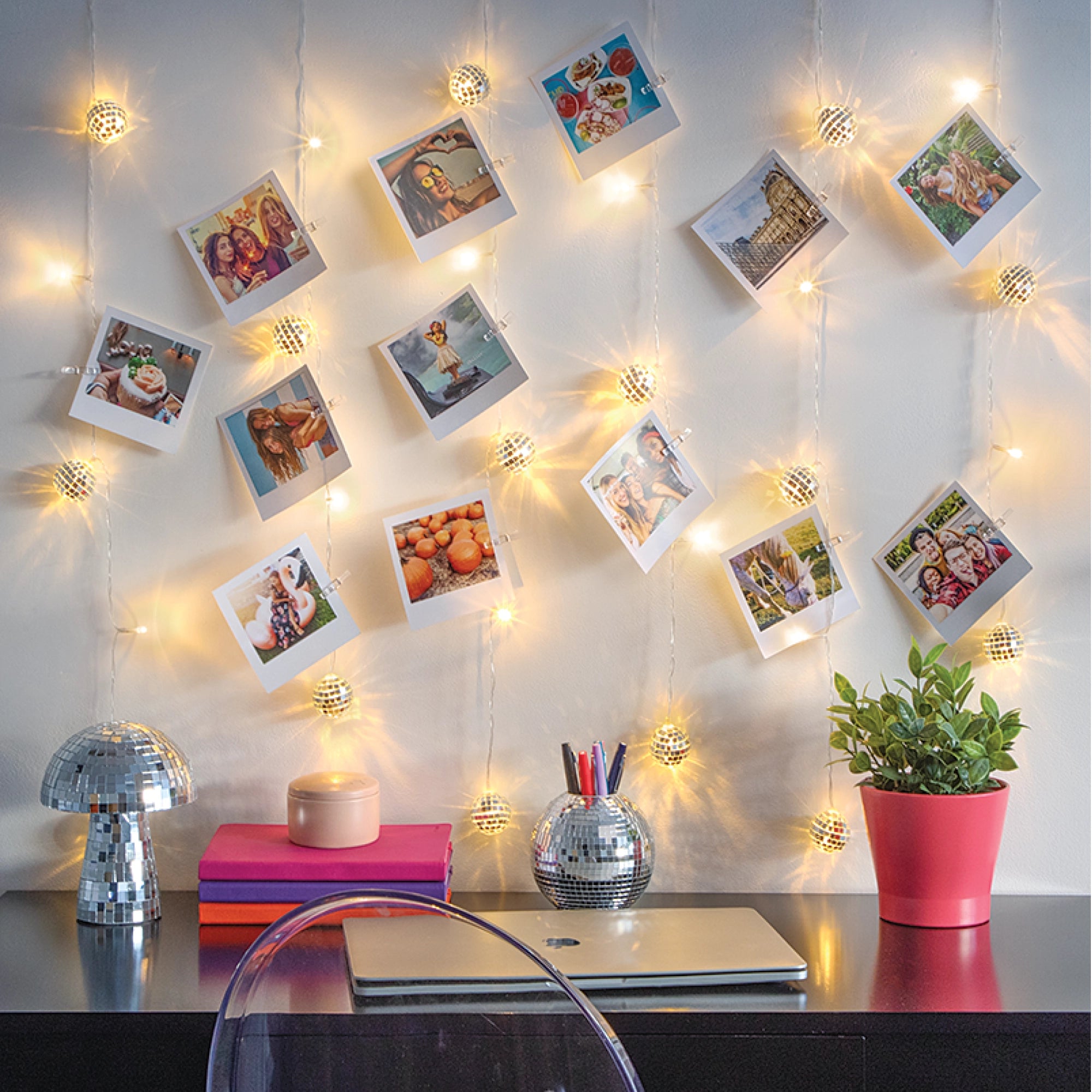 Disco Ball Curtain Lights