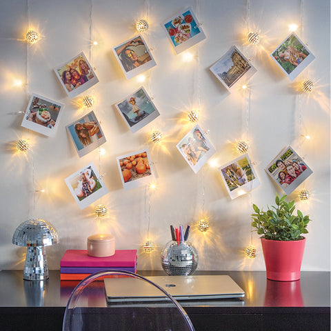 Disco Ball Curtain Lights