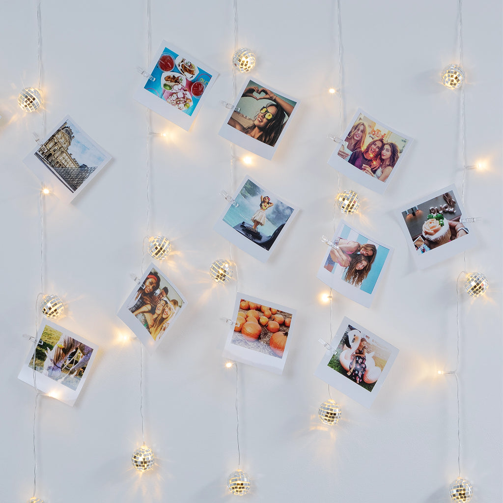 Disco Ball Curtain Lights