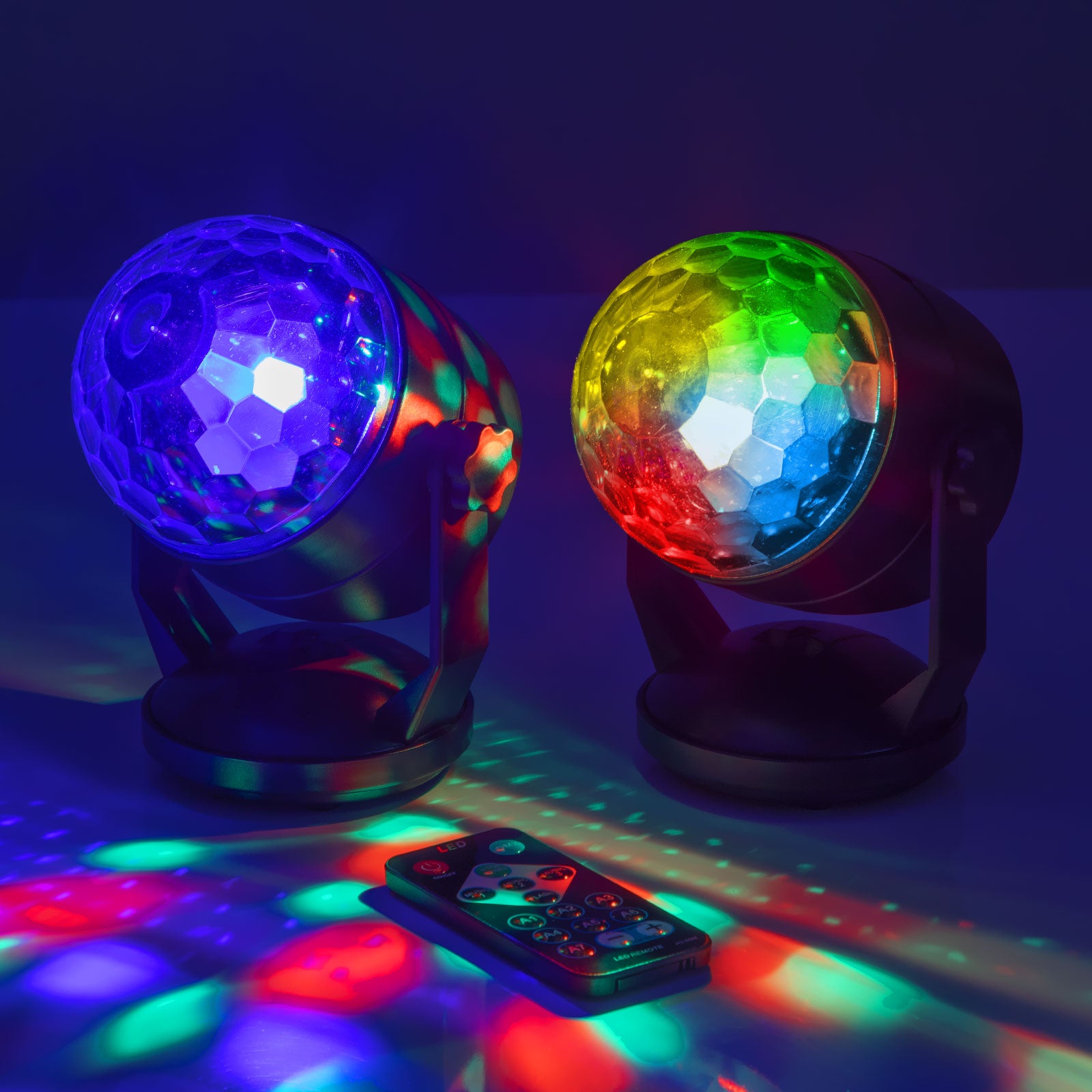 2-Pack LED Party Projectors