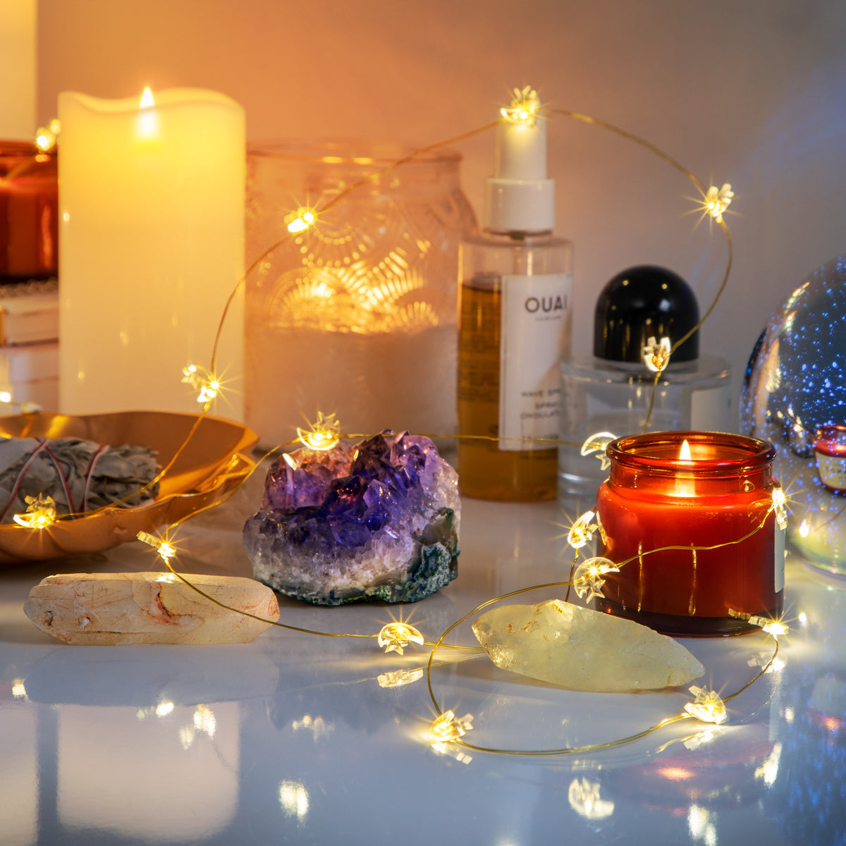 Moon & Star Gem String Lights West & Arrow