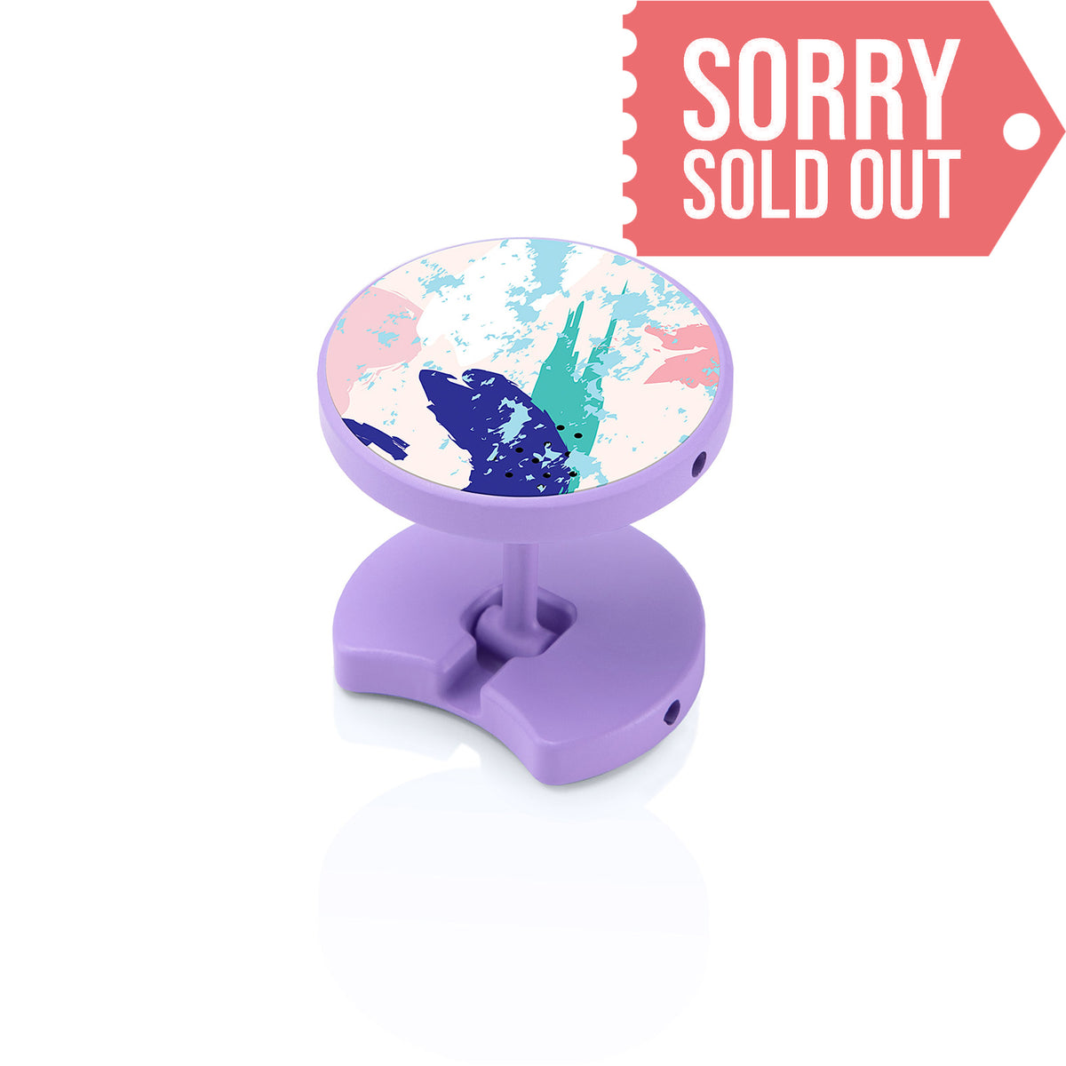 Grip’z Phone Holder Retro Purple West & Arrow