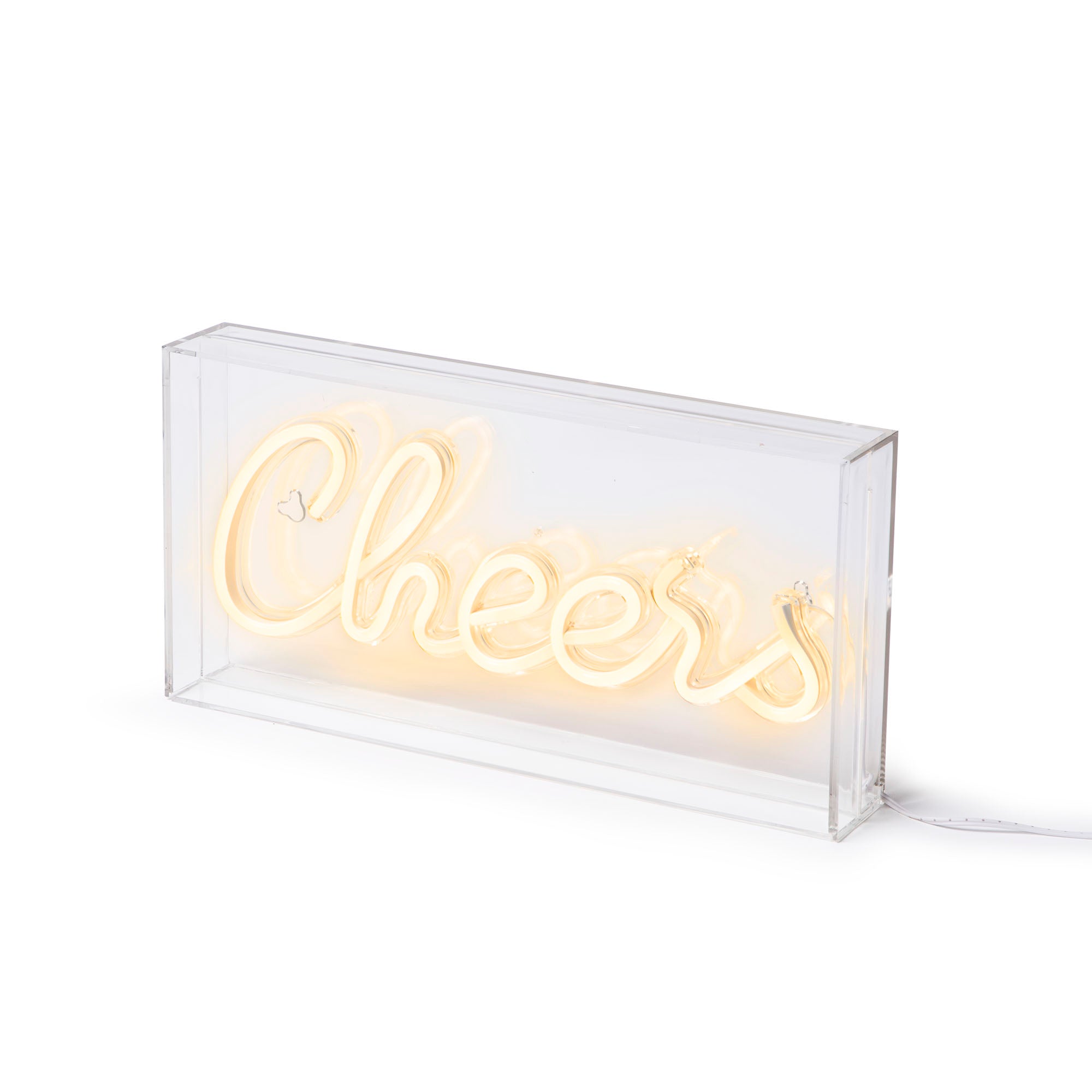 “Cheers” Acrylic LED Neon Lightbox