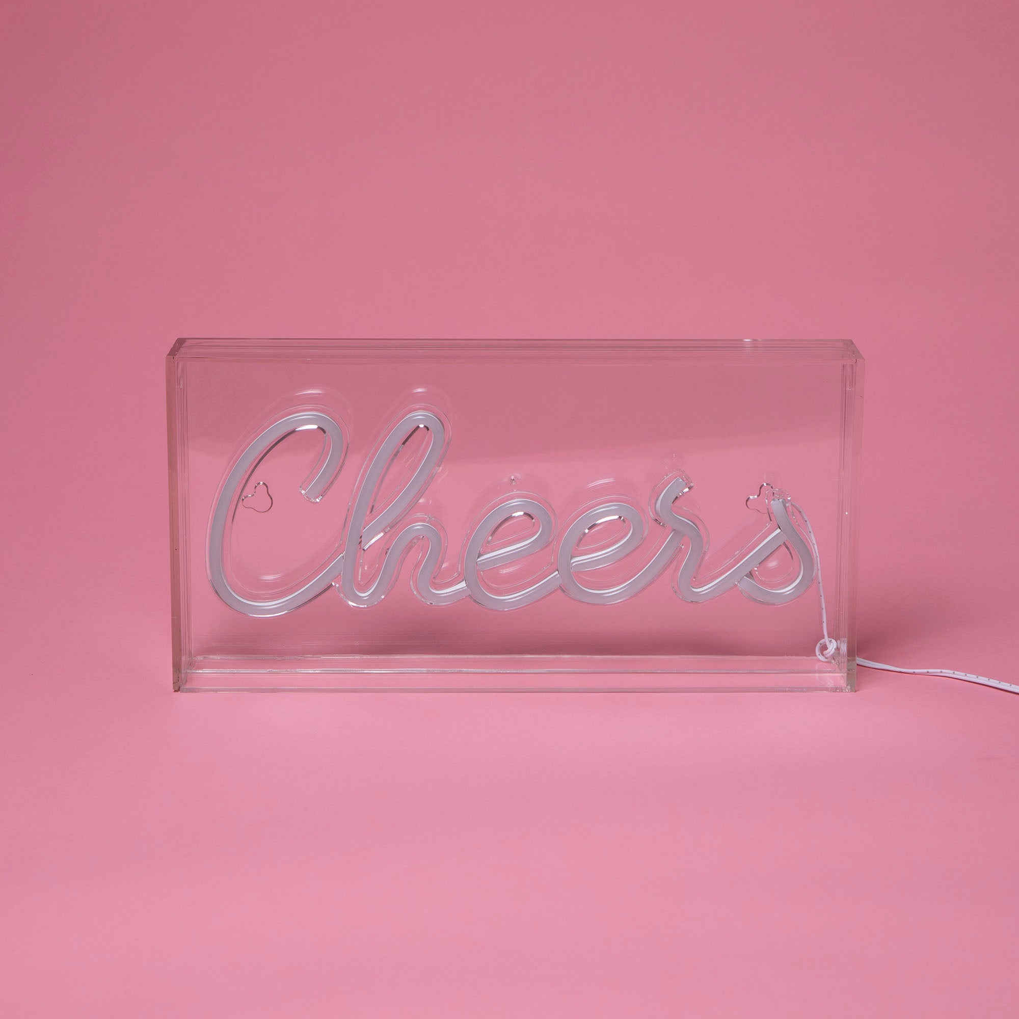 “Cheers” Acrylic LED Neon Lightbox