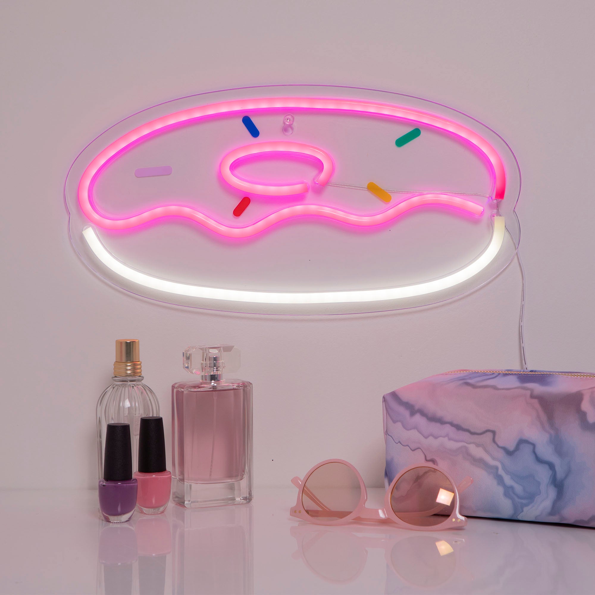 Sprinkle Donut LED Neon Wall Sign